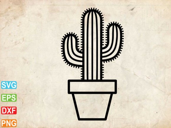 Download Cactus SVG, Hand Drawn Desert Clipart - Premium Bundle