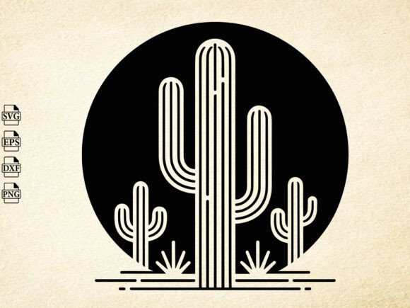 Download Cactus SVG, Hand Drawn Desert Clipart - Premium Resources